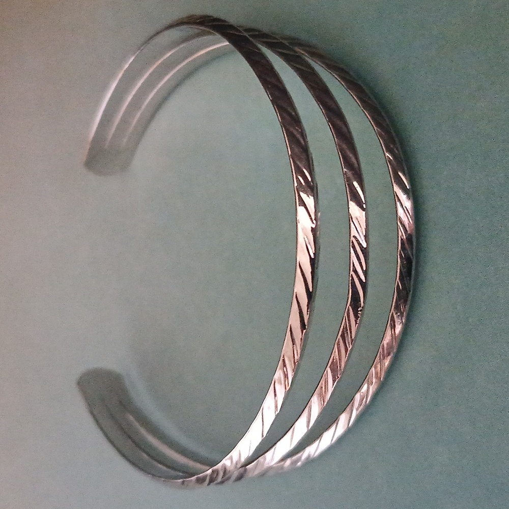 Silver Plated Cuff Bracelet